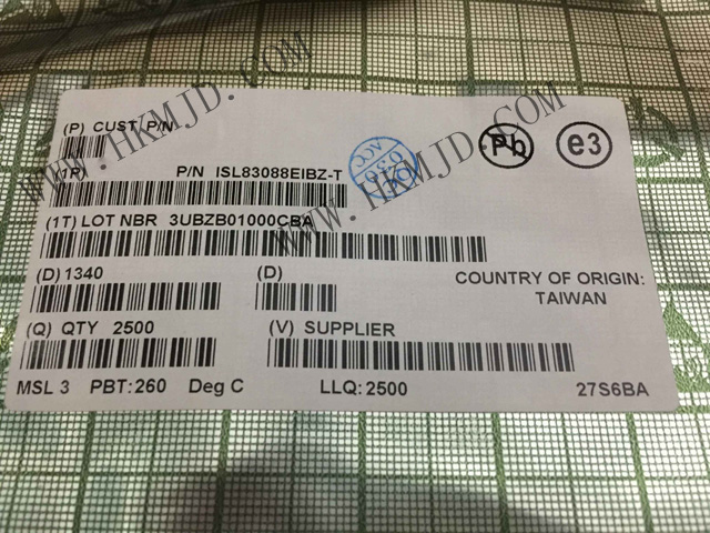 供應(yīng)半，收發(fā)器 ISL83088E ISL83088EIBZ RS-422/RS-485 接口 IC