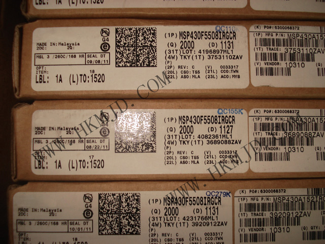 MSP430 MCU MSP430F5508IRGCR 超低功耗16位微控制器，適用于各種應(yīng)用