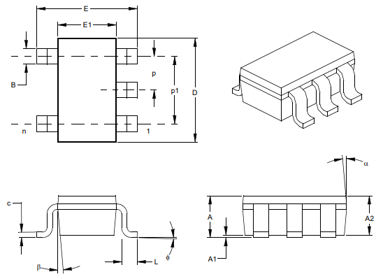 （Microchip）溫度傳感器TC77-5.0MCTTR-VAO 數(shù)字，本地 -40°C ~ 125°C 12 b SOT-23-5