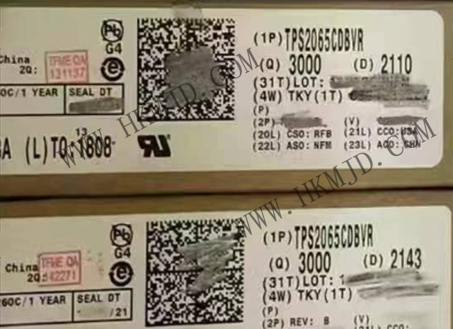明佳達(dá)電子 —— 供應(yīng) [TI] TPS2065CDBVR 電源開(kāi)關(guān) IC - 限流，配電開(kāi)關(guān)
