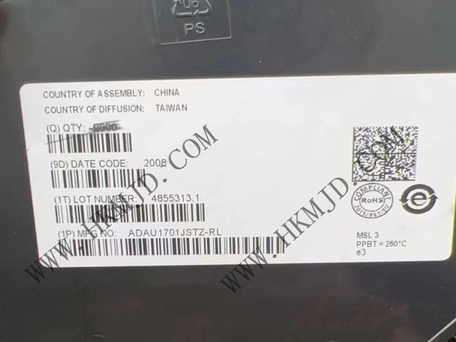 ADAU1701JSTZ SigmaDSP? 28/56 Bit音頻DSP，內(nèi)置2個ADC和4個DAC