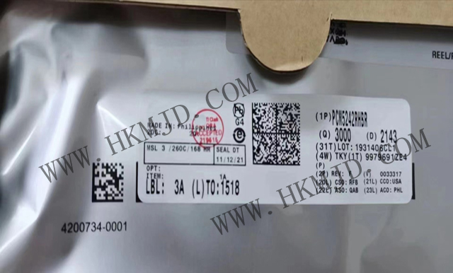 PCM5242RHBR (TI) 4.2VRMS DirectPath?、32 位、384kHz、114dB 音頻立體聲 DAC