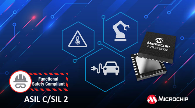 Microchip正式推出AVR SD系列入門級單片機（MCU），降低安全型應用的系統(tǒng)成本和復雜性