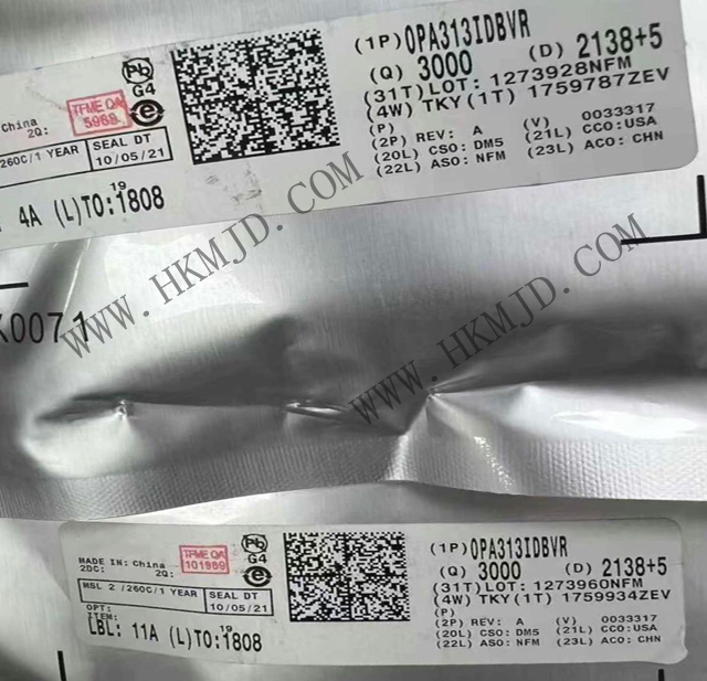 【TI 放大器】出售 OPA313IDBVR 低噪聲、單通道CMOS運(yùn)算放大器