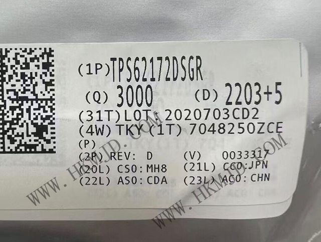【供應】TI DC-DC轉換器：供應 TPS62172DSGR 具有 DCS-Control? 的降壓轉換器