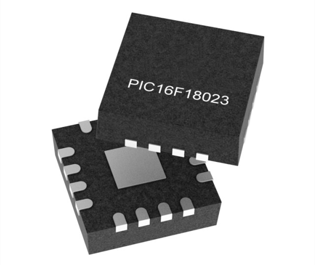 Microchip PIC16F18023-I/MG MCU：32MHz、8位PIC16F微控制器（3.5KB閃存）QFN-16