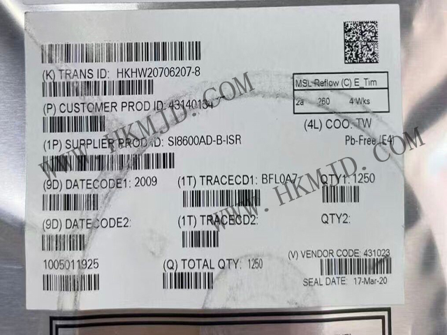 I2C 數(shù)字隔離器【SI8600AD-B-ISR】5000Vrms 2 通道 35kV/μs CMTI 16-SOIC