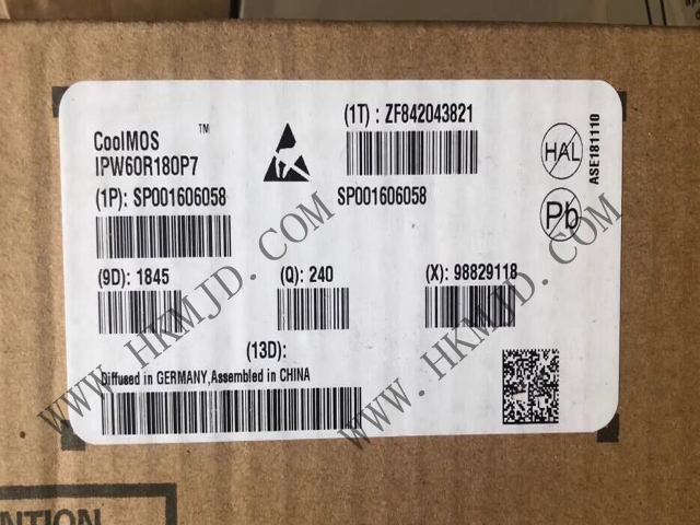 供應 英飛凌 IPW60R180P7 高能效 CoolMOS? N 溝道功率 MOSFET 晶體管