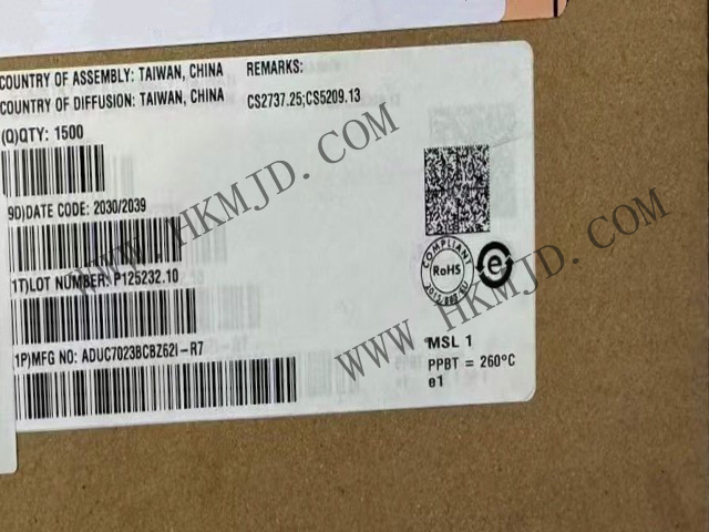 工業(yè)級ARM7 MCU！ADUC7023BCBZ62I高性能ARM7微控制器，集成12位ADC/DAC