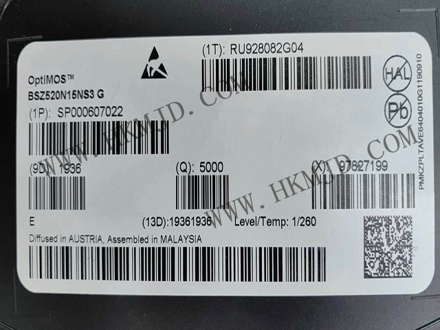汽車級(jí)功率MOSFET BSZ520N15NS3G - 適用于48V系統(tǒng)/電機(jī)驅(qū)動(dòng)/電源轉(zhuǎn)換